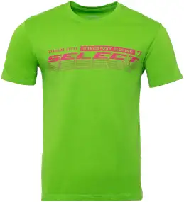 Футболка Select T-Shirt Graded Logo Lime Global S Lime